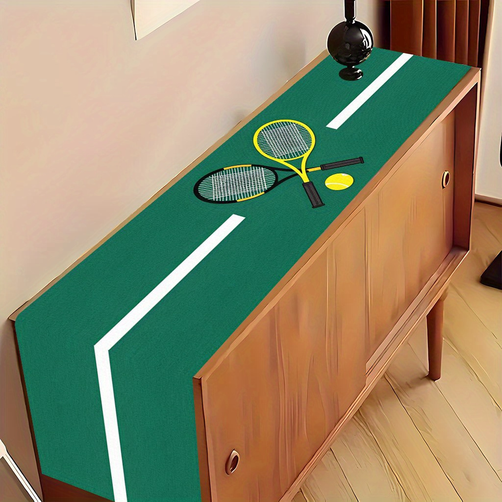 Table Tennis News Today - Mantel Vibrante con Diseño de Raquetas