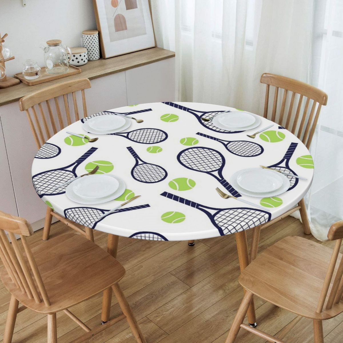 Table Tennis News Today - Mantel redondo impermeable para raqueta y