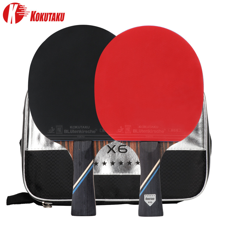 Table Tennis History - KOKUTAKU Juego de paletas de Ping