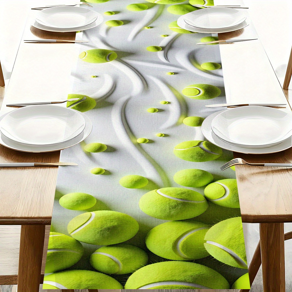 Camino de Mesa Decorativo con  - Table Tennis News Today reseña y precio