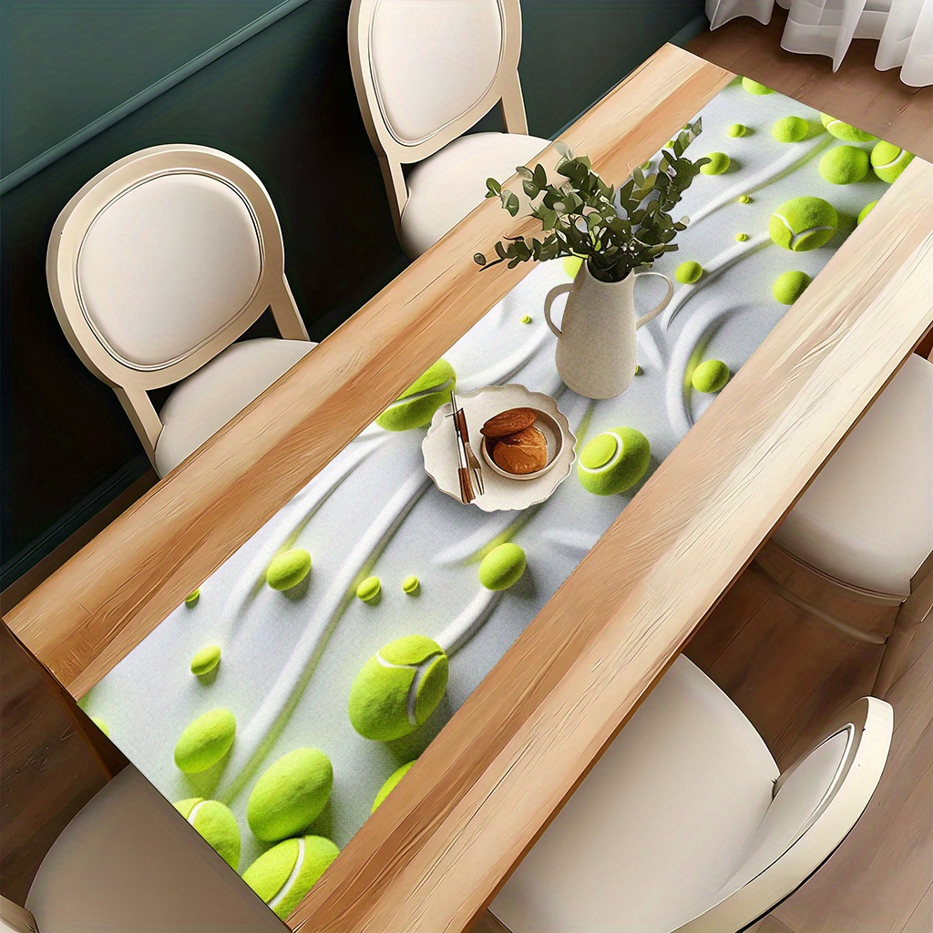 Camino de Mesa Decorativo con  - Table Tennis News Today reseña y precio