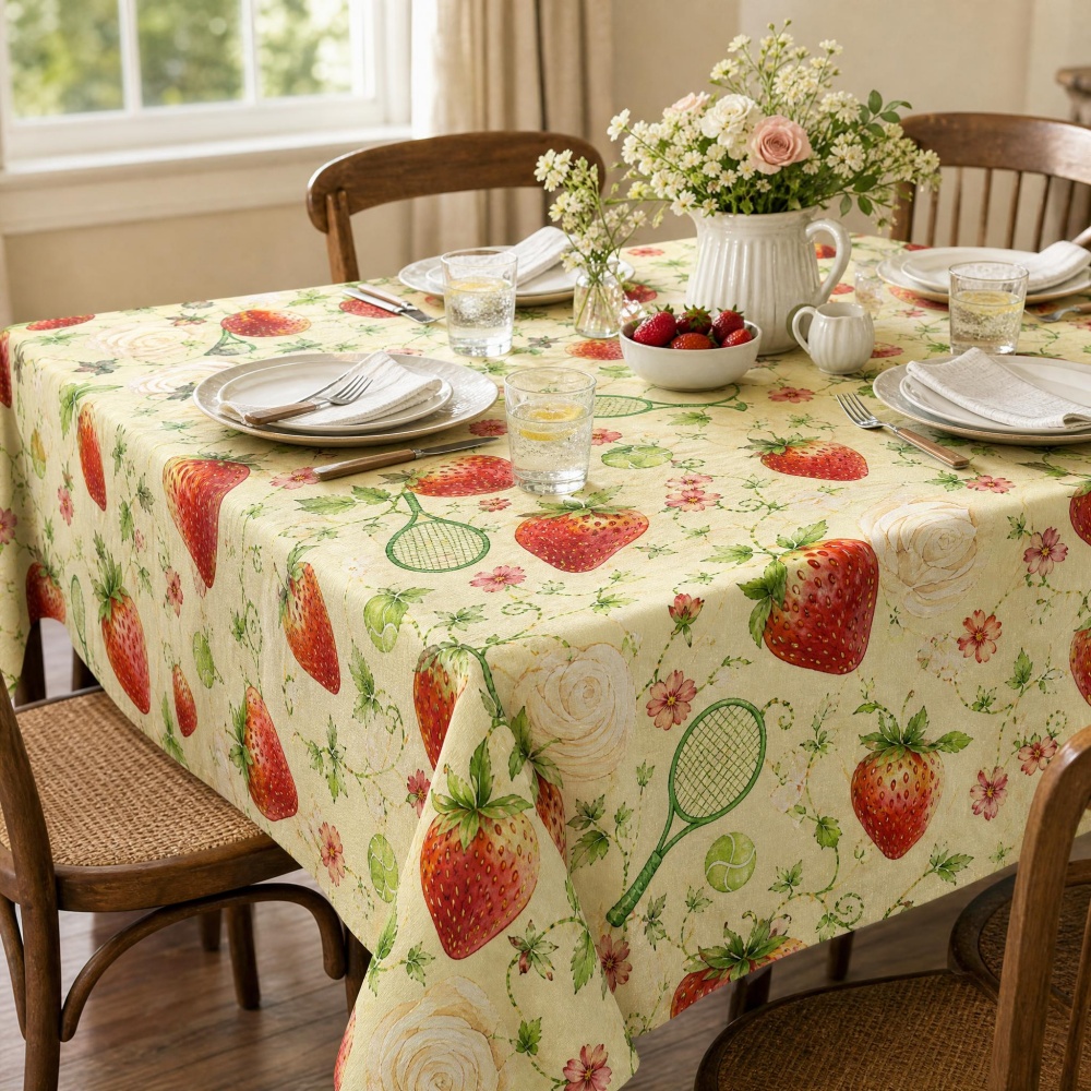 Mantel con Estampado Floral de - Table Tennis News Today reseña y precio