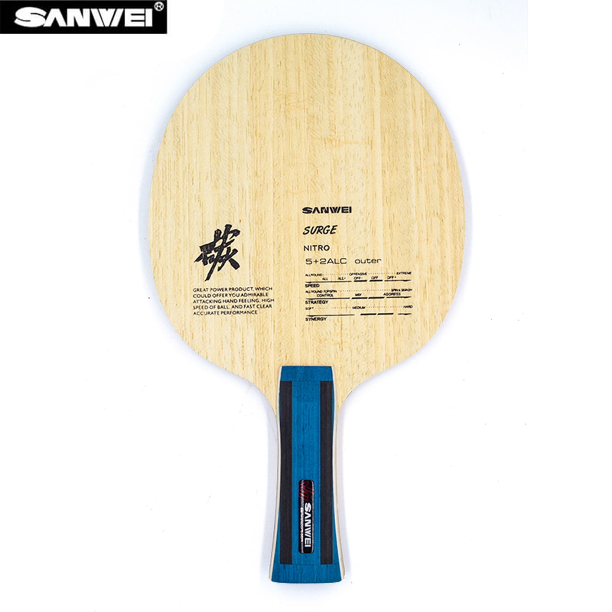 Hoja de tenis de mesa SANWEI N - Stiga Carbon Blade reseña y precio