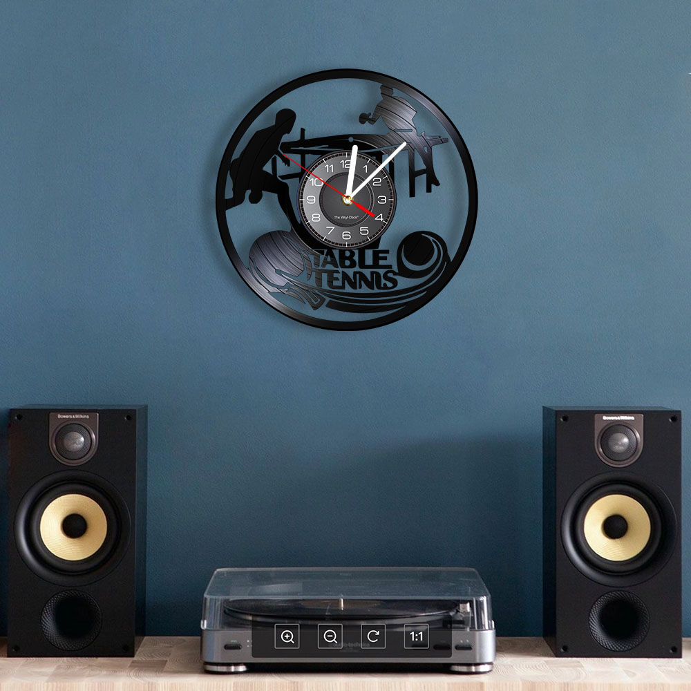 Reloj de pared de tenis de mes - Table Tennis History reseña y precio
