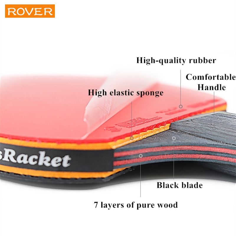Raqueta de tenis de mesa de 6  - Table Tennis History reseña y precio
