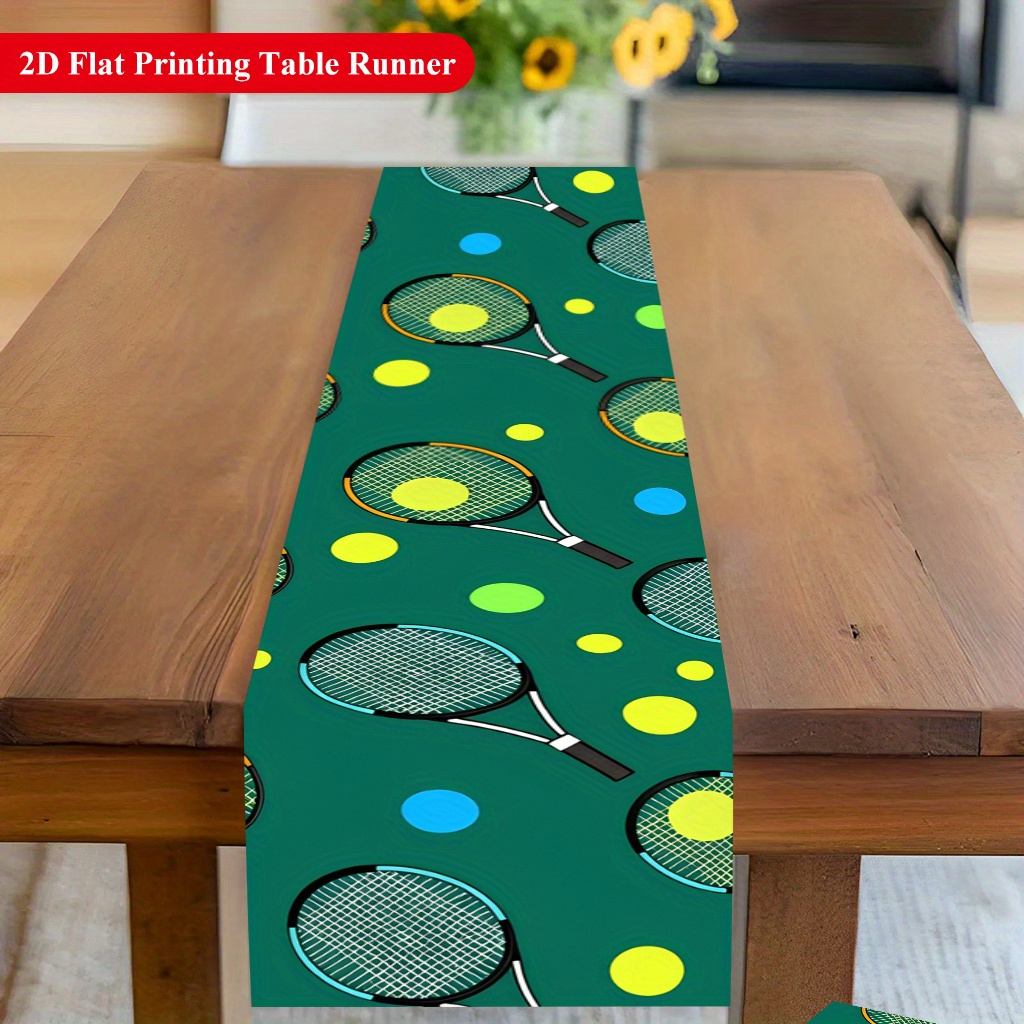 Camino de mesa con diseño de p - Table Tennis News Today reseña y precio