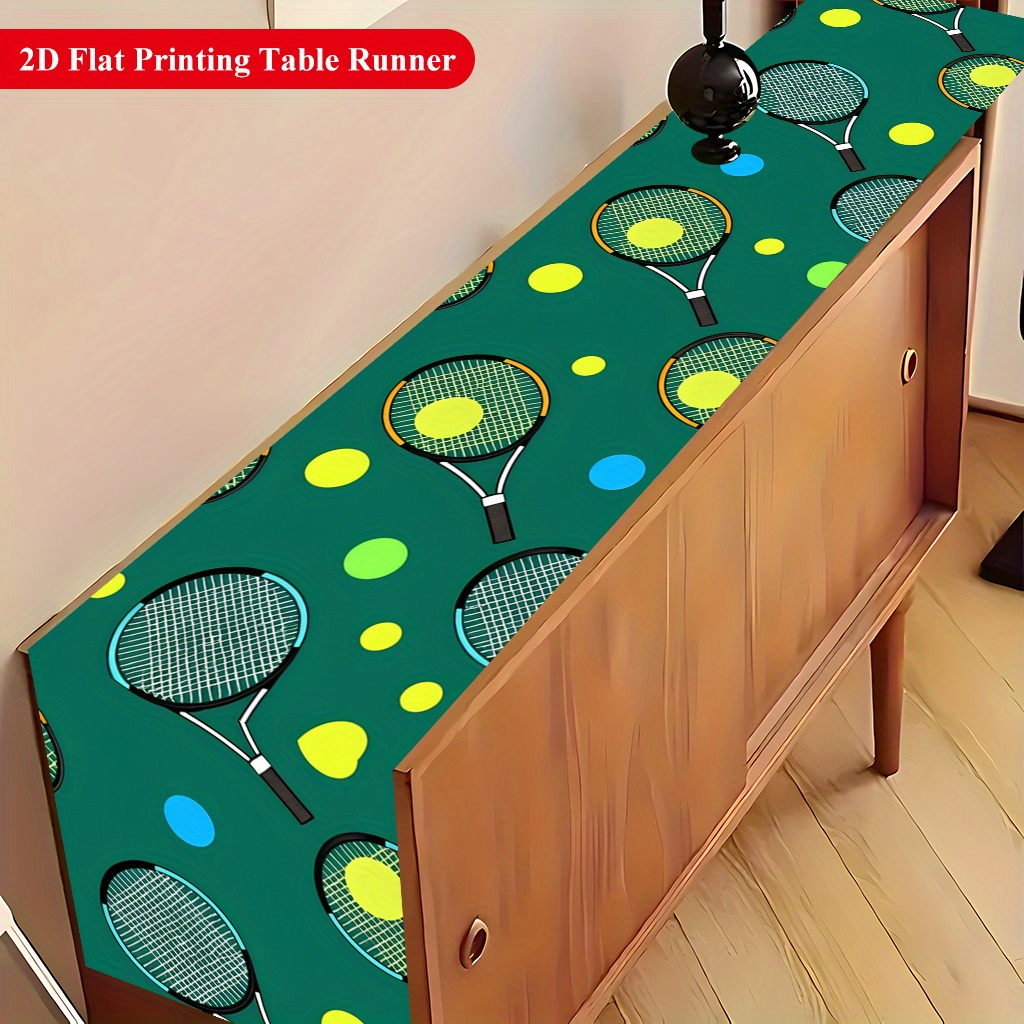 Camino de mesa con diseño de p - Table Tennis News Today reseña y precio