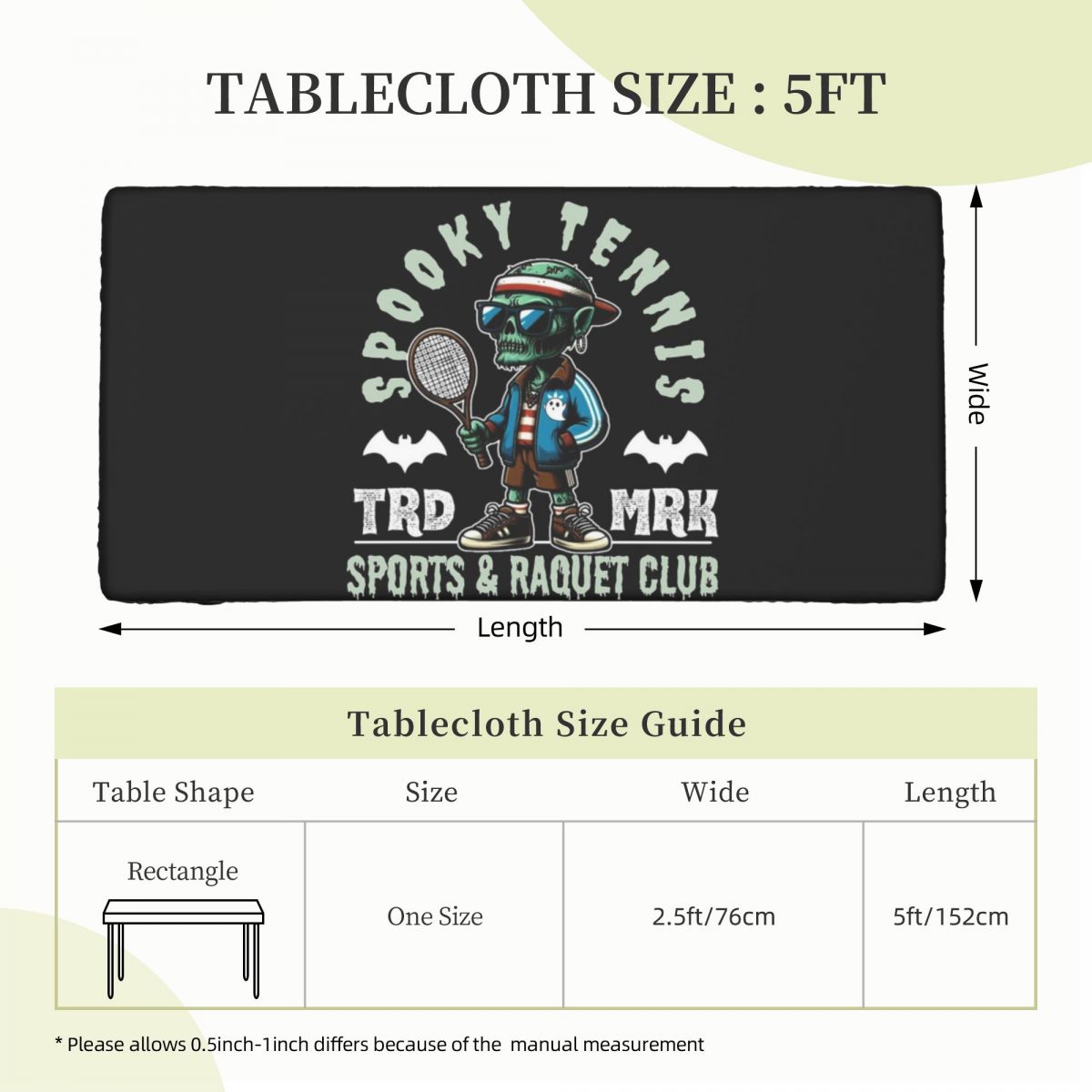 Mantel rectangular personaliza - Table Tennis News Today reseña y precio