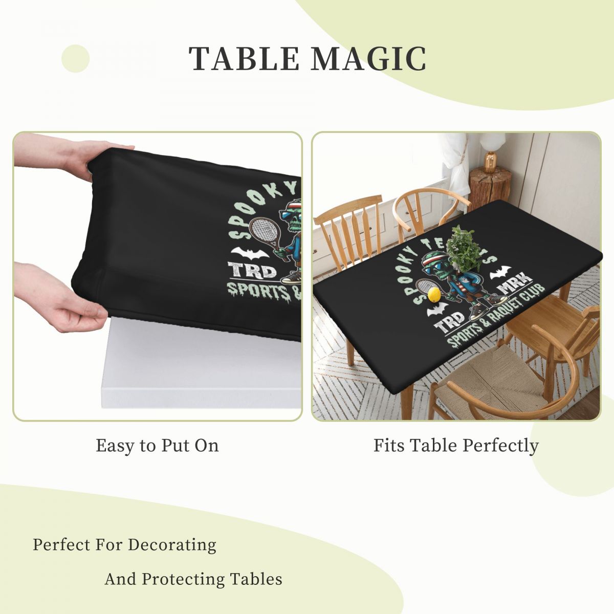 Mantel rectangular personaliza - Table Tennis News Today reseña y precio